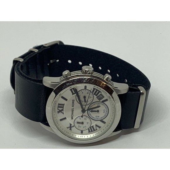 Michael Kors MK5928 Women\'s Black Leather Analog S main image 7